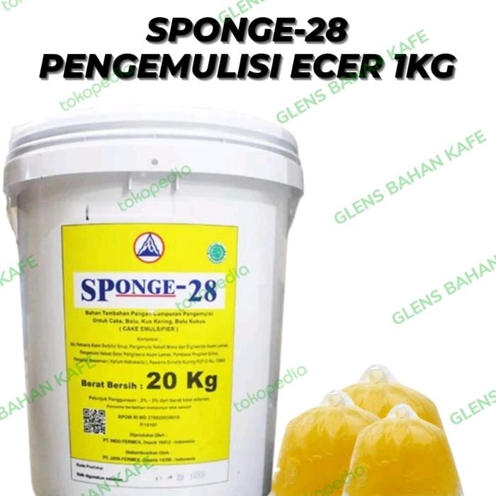 

NEW! SPONGE 28 SP PENGELMULISI BAHAN TAMBAHAN MAKANAN ECER 1KG