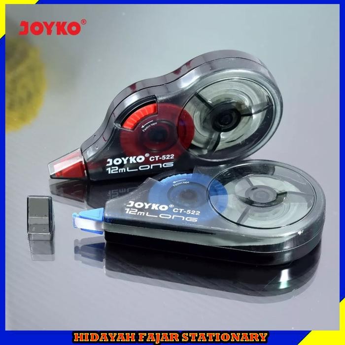 

Correction Tape Joyko Ct-522 / 1 Box Tip-Ex / 12 Pcs Tipek Kertas