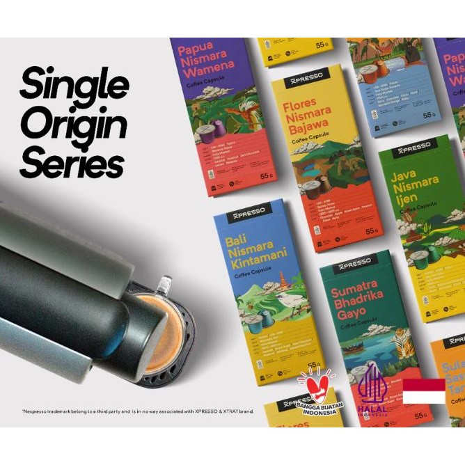 

Ready- Xpresso Kopi Kapsul - Papua Nismara Wamena - Nespresso Coffee Capsules Compatible