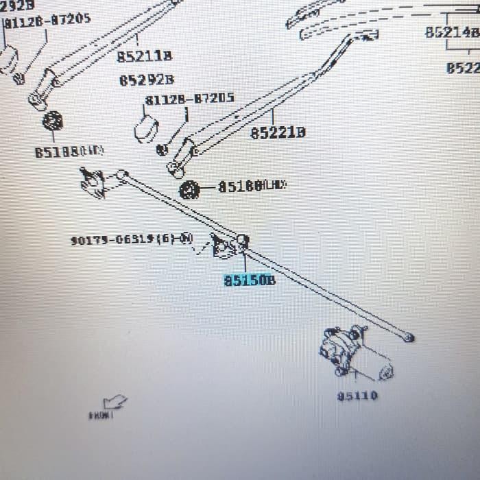 TERBARU LINK WIPER KIJANG INNOVA 2004-2014 ORIGINAL TERMURAH