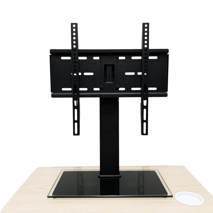 

TERMURAH Universal Premium TV Stand Glass Base Swivel Height Adjustment 26 - 55 Oximus EV66 READY