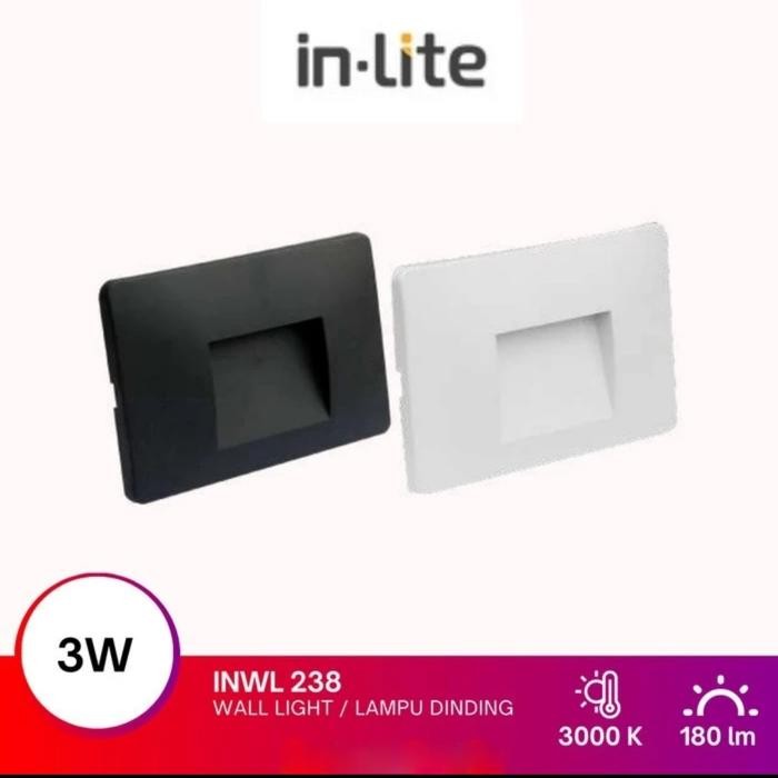 Lampu Tangga Led IN-Lite INWL 238 3 Watt Lampu Dinding Inlite 3Watt