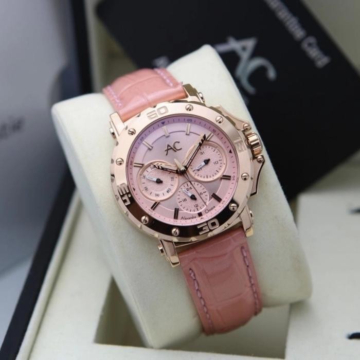 Alexandre Christie Wanita Ac 9205 Leather Garansi Resmi 1 Tahun