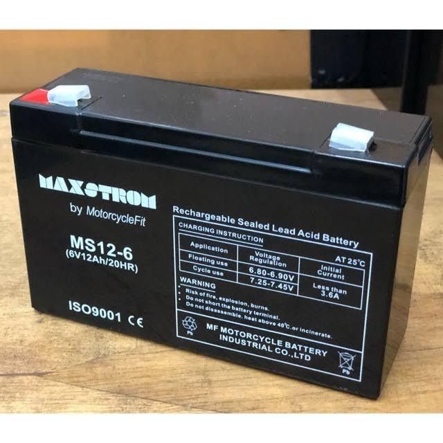 Aki 6V 12Ah 6V12Ah 6 V 12 Ah Mf Aki Kering Vrla