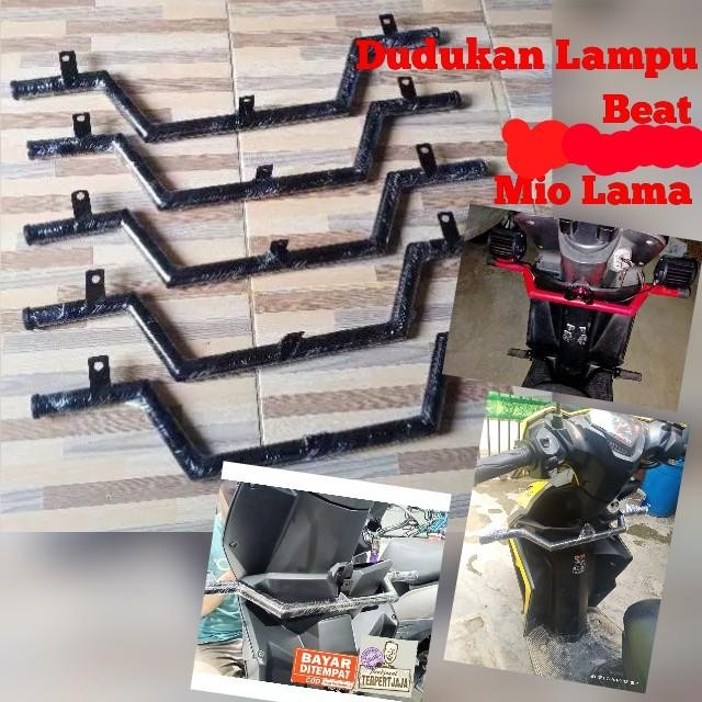 Dudukan Lampu Tembak Honda BeatMio Lama Smile Mio M3 Breket Lampu Tambahan