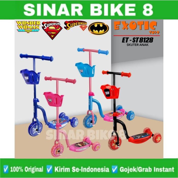 Scooter Otoped Anak ET ST 8128 Manual Musik Lampu