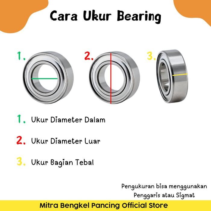 Bearing Stainless Hybrid Size 5 Bearing Thailand ABEC 9 NMB Sparepart Original Reel Pancing 1 Pcs