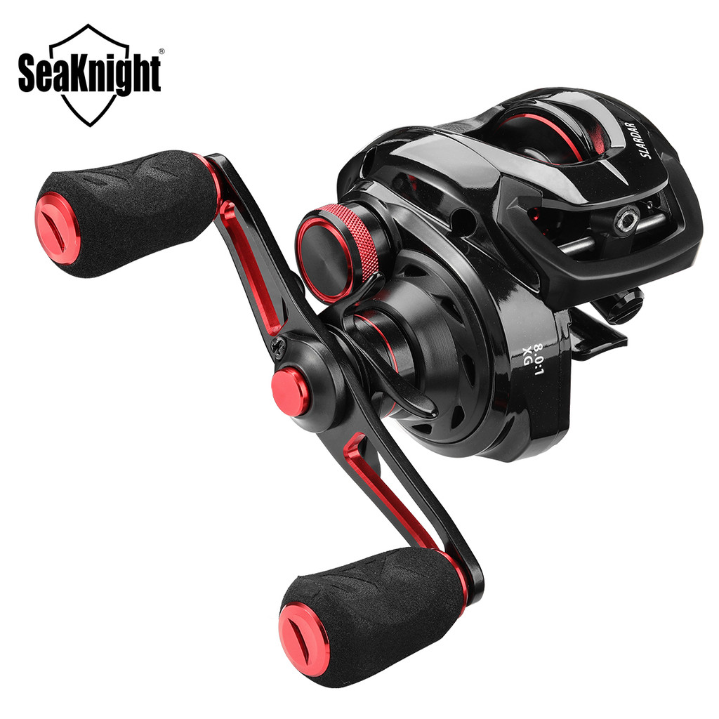 SeaKnight Brand SLARDAR Series 7.0:1 8.0:1 Baitcasting Fishing Reel 190g Magnetic Brake System Carbo