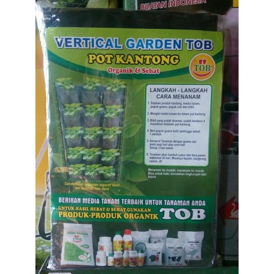 kantong tanaman/media tanam/pot gantung/pot tanaman/vertikal garden