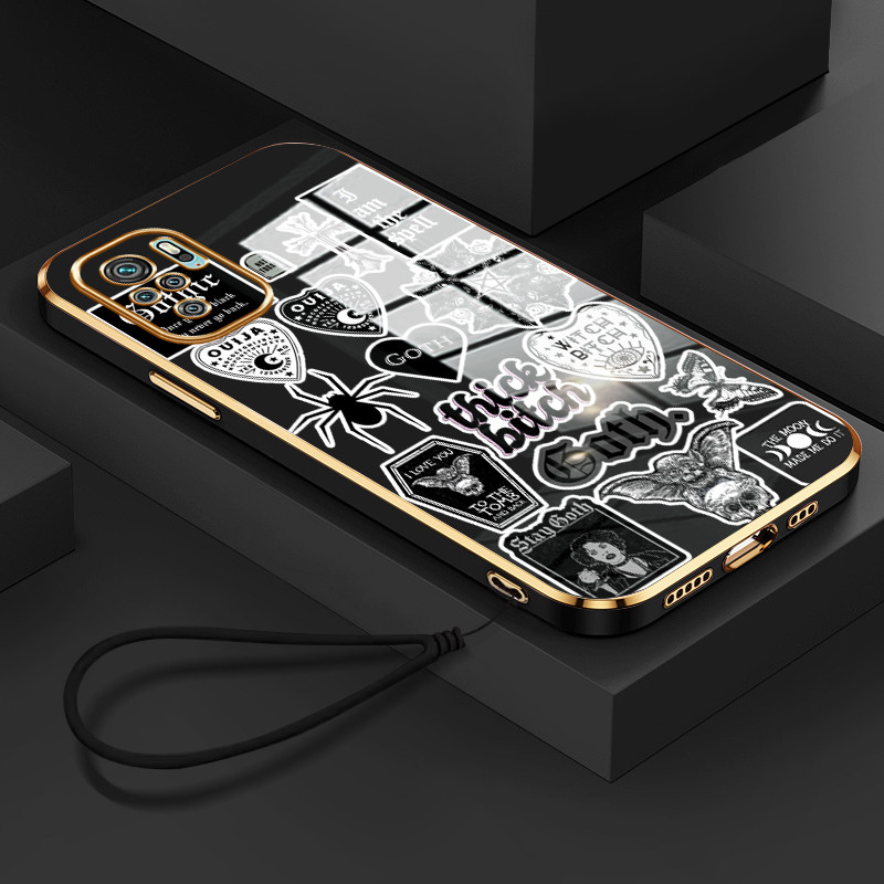 Casing Hp Untuk Xiaomi Redmi Note 10 Note 10s Note 10 Pro Case aneh Kasing Kesing tali berlapis peli