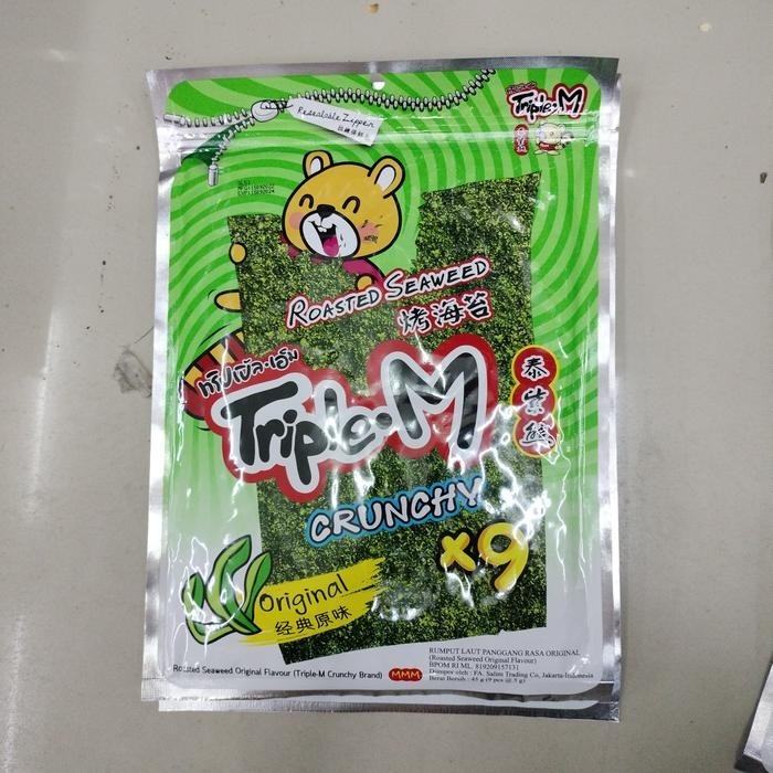

Triple M Seaweed 60G- Rumput Laut Thailand