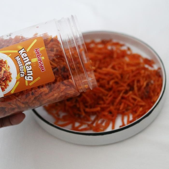 

Hebiniyu - Kentang Mustofa Balado Premium 500 Gram Kemasan Toples 1300 Ml
