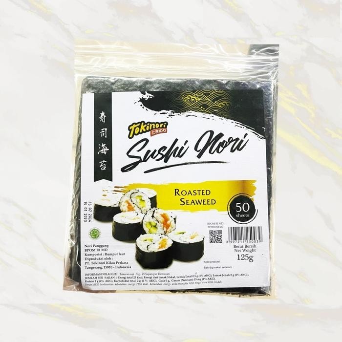 

Tokinori Sushi Nori Roasted Seaweed 50 Sheet - Rumput Laut Gimbap