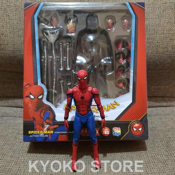 Mafex Spiderman Homecoming Ver 1.5 Original Medicom