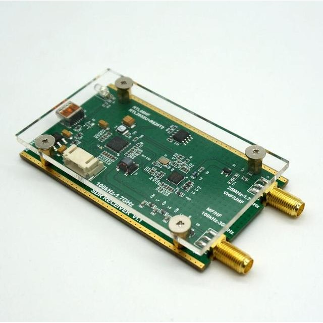 RTL08HFA SDR Receiver RTL-SDR 10KHz-1.7GHz Full Band Radio High Performance HF FM UHF VHF AM ZLEIW