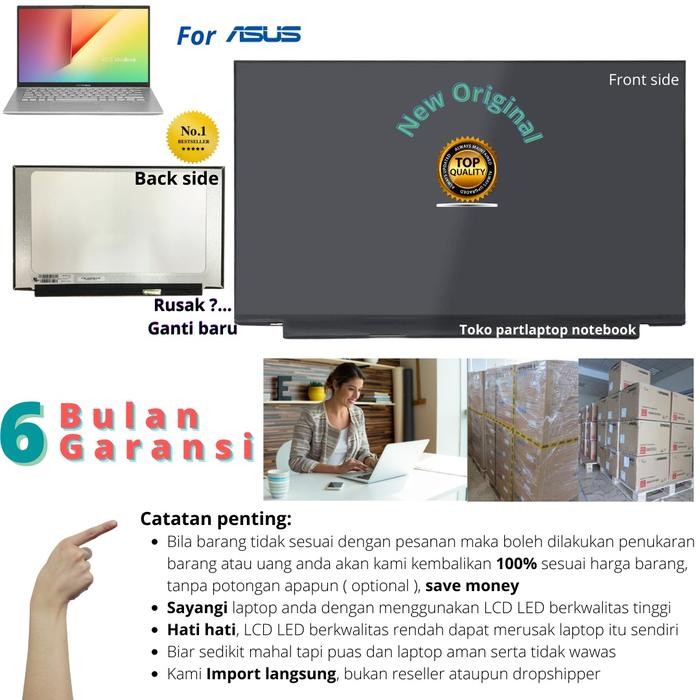 Lcd Asus Rog Zephyrus G14 Ga401 Original New