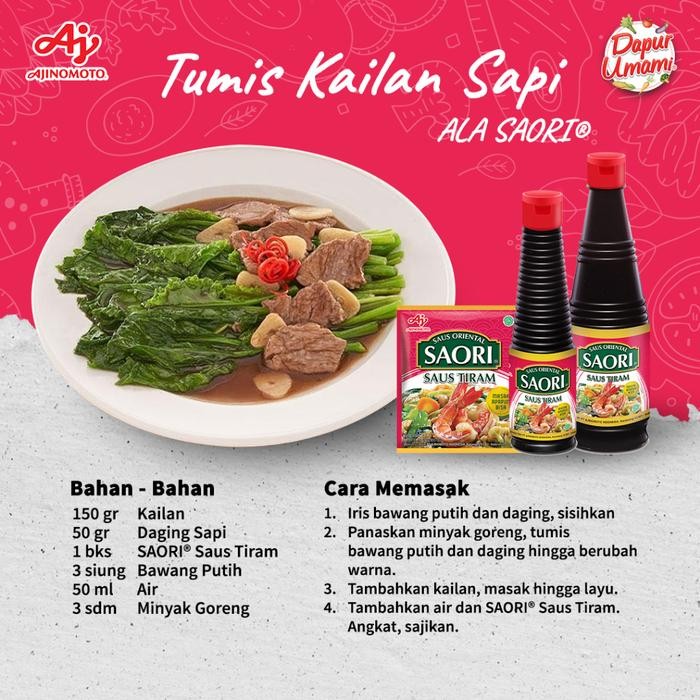 

Saori Saus Tiram Oriental Oyster Botol 270Ml (3 Pcs) -Gratisongkir