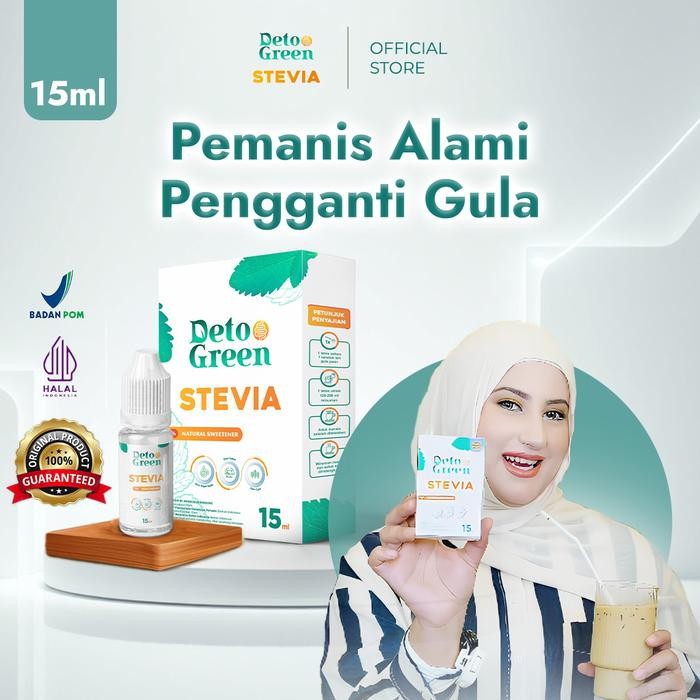 

[Promo] Detogreen Stevia Manis Alami Pengganti Gula 15Ml -Gratisongkir
