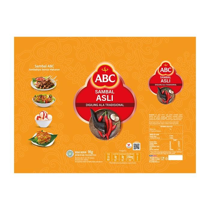 

Abc Saus Sambal Asli 1 Kg Multi Pack 3 Pcs -Gratisongkir