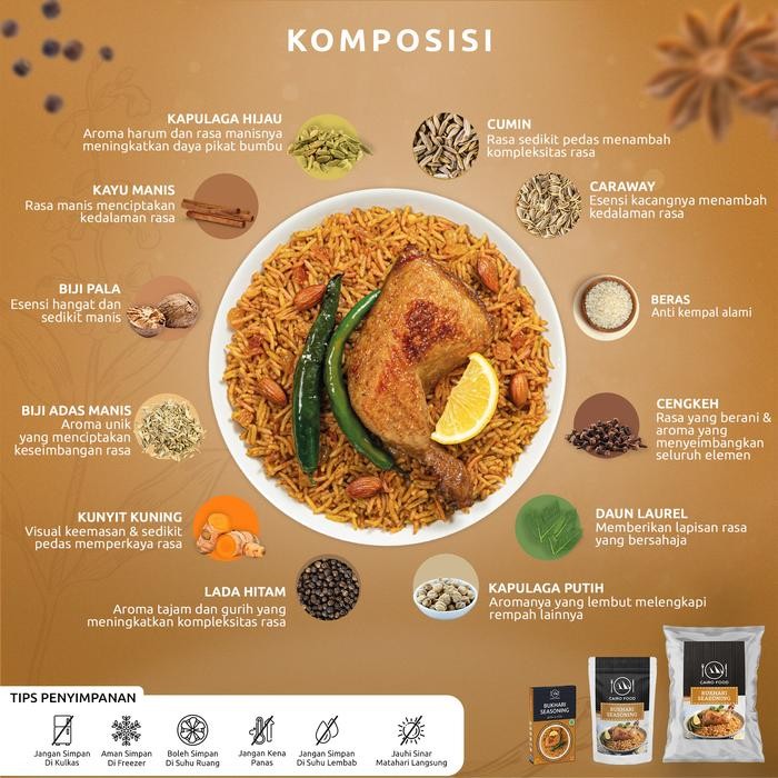 

Bumbu Bukhari Seasoning - Cairo Food 100 Gr -Gratisongkir