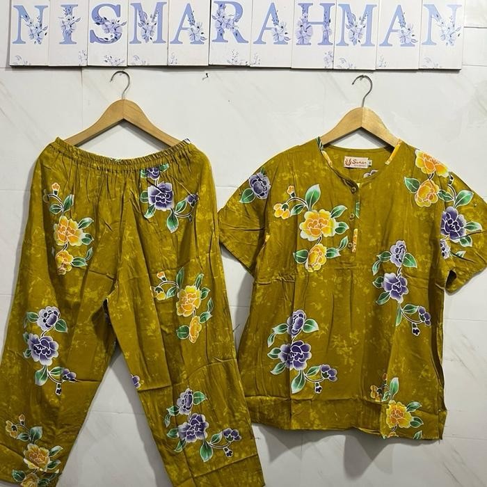 15ED Cp Batik Sunan Ori Xl - Jumbo T. Pendek Celana Panjang Ld 120Cm