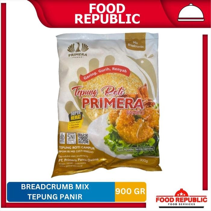 

(Rdm) - Breadcrumb Mix 1 Kg - Tepung Panir Primera Panco - Tepung Roti Repack