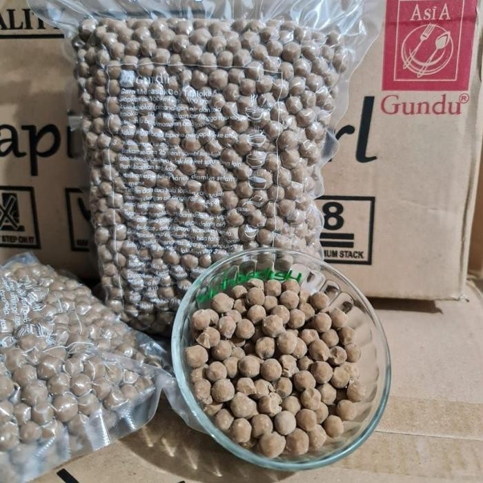 

(Rdm) - Boba Gundu Tapioka Pearl 1 Kg