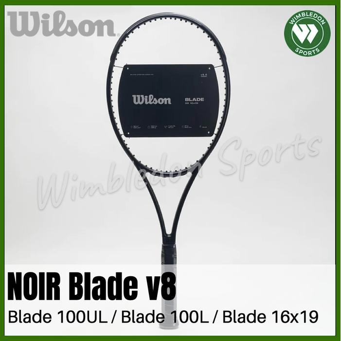 Raket Wilson Noir Blade 98 v8 / Raket Wilson Blade Noir 100L 100UL v8