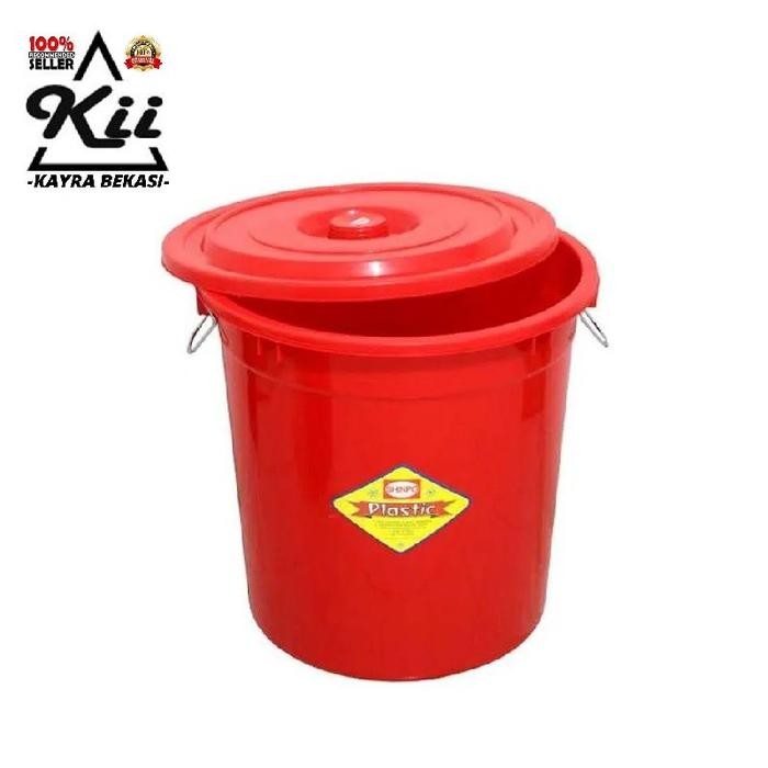 Shinpo Ember Tutup 40 Liter - Shinpo Ember Plastik - Ember Tutup Besar