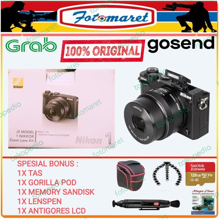 4JLF Nikon J5 Kit 10-30Mm / Kamera Nikon J5 Kit 10-30Mm Original