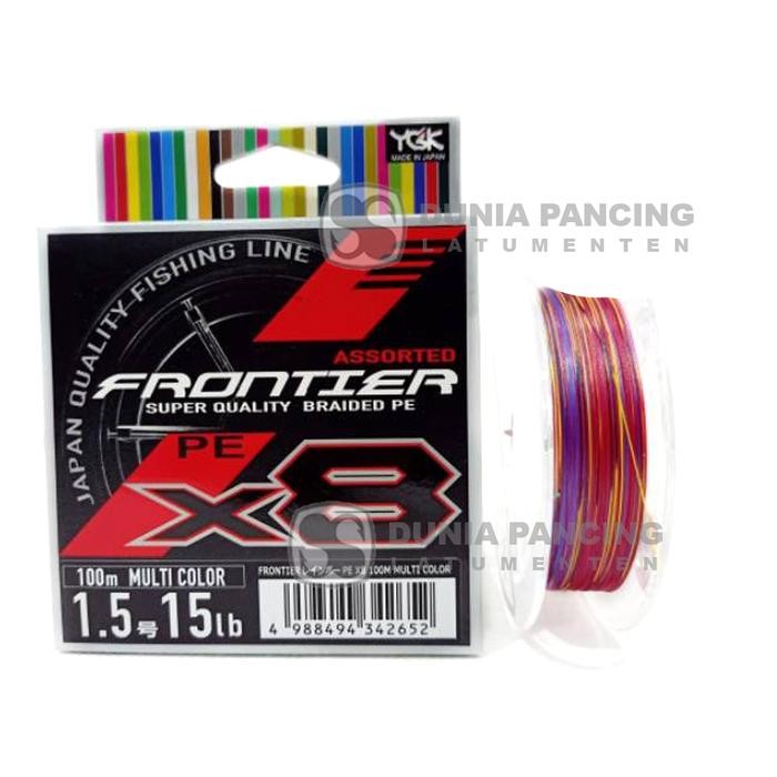 Senar Pe Ygk Frontier X8 100M Multicolor