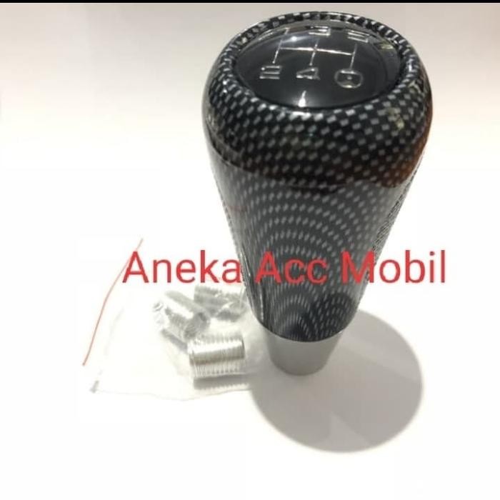 GEAR SHIFT KNOB MANUAL CARBON TOYOTA COROLLA ALTIS