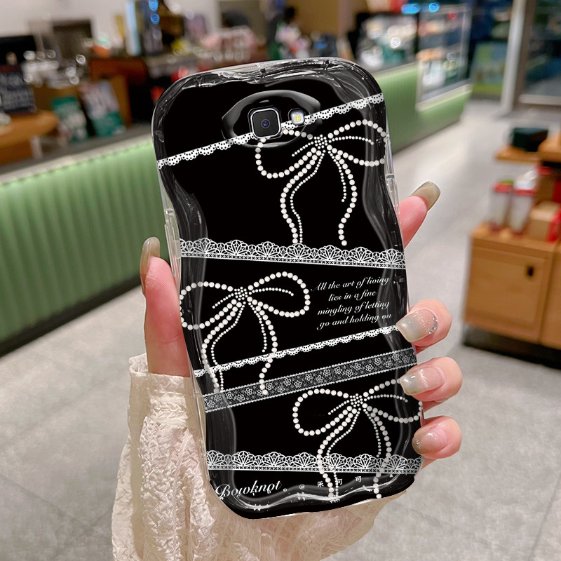 Casing Hp Untuk Samsung Galaxy J7 Prime J2 Prime J7 Prime 2 Case Busur mutiara mewah Kasing Silikon 