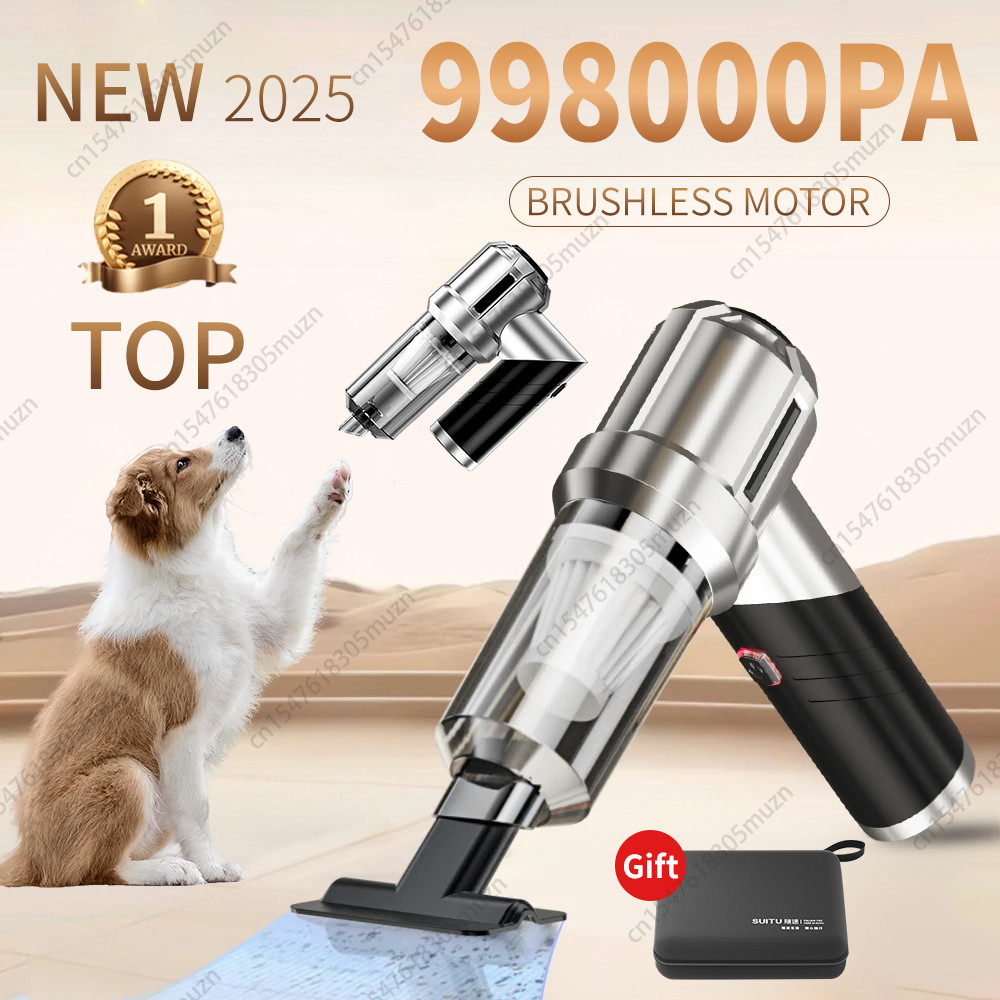 IMPORT CAR VACUUM CLEANER WIRELESS PORTABLE MINI VACUUM CLEANER HANDHELD POWERFUL VACUUM CAR CLEANER