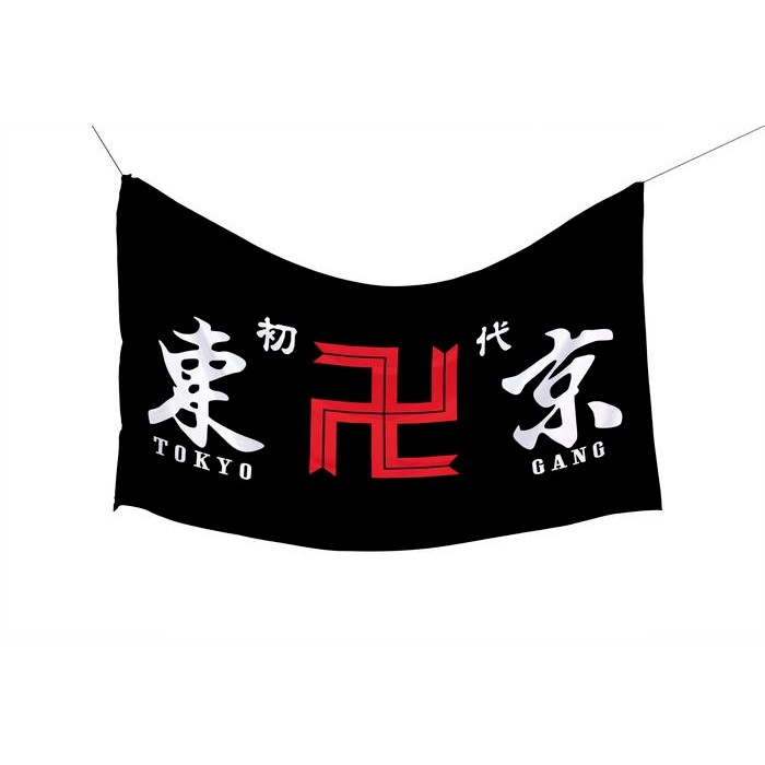 DISKON Tapestry Fabric Bendera Tokyo Revengers Flag Anime Tokyo Manji READY STOCK