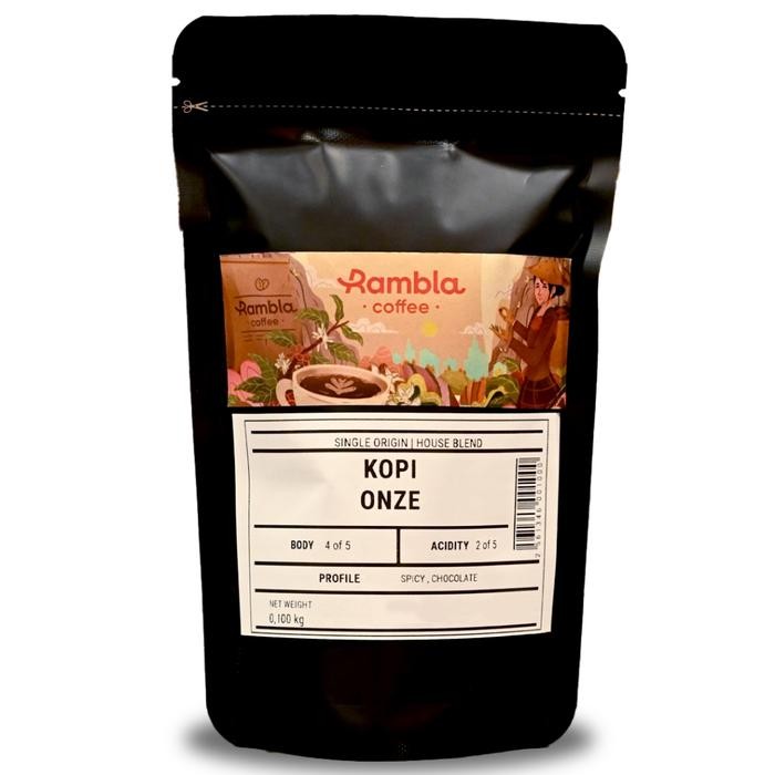 

NWFK Rambla Coffee - Kopi House Blend Onze (Kopi Susu Blend) 100 Gr Bubuk Robusta