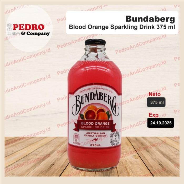 

NWFK Bundaberg Blood Orange Sparkling Drink 375 Ml - Minuman Berkarbonasi