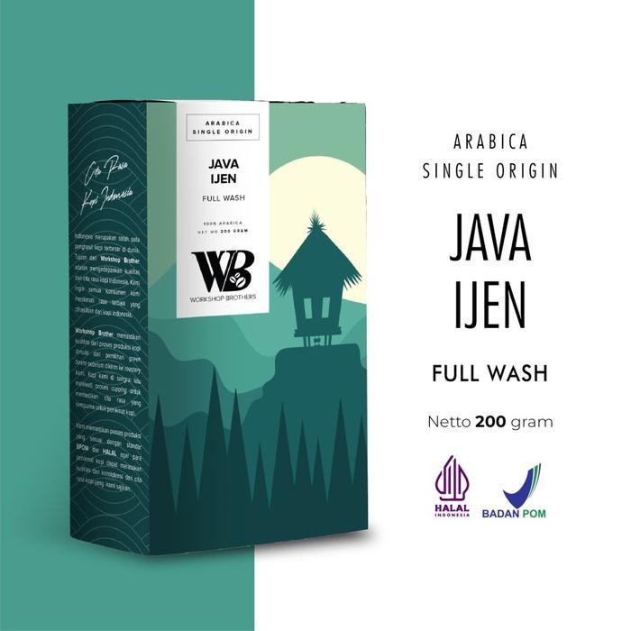

8SXE Kopi Arabika Java Ijen Full Wash 200Gr