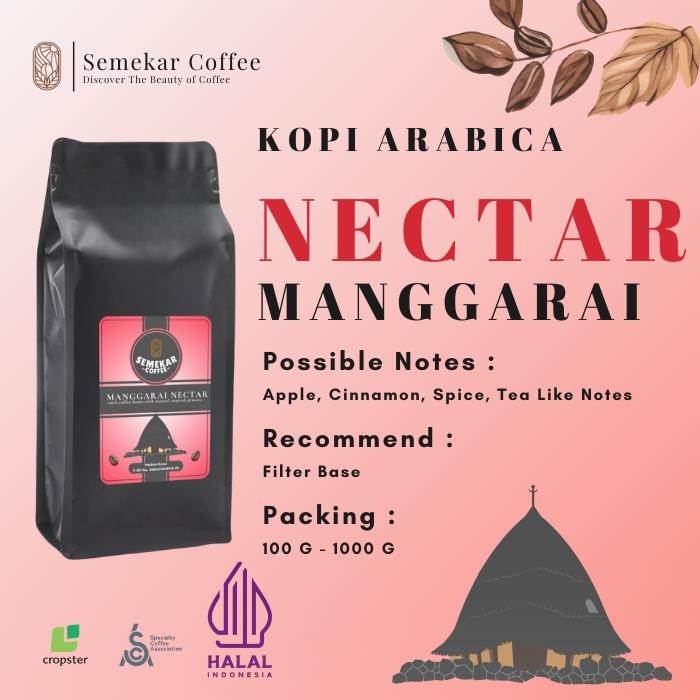

8SXE Semekar Coffee - Manggarai Nectar Kopi Black Honey Process Roasted Beans