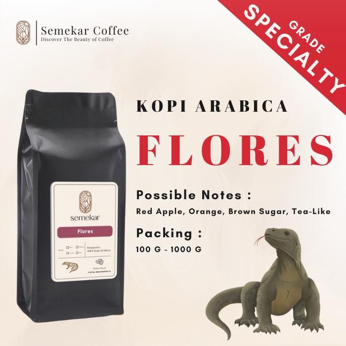 

8SXE Semekar Coffee - Kopi Flores Bajawa Arabica Biji Bubuk Origin Roasted Specialty Grade