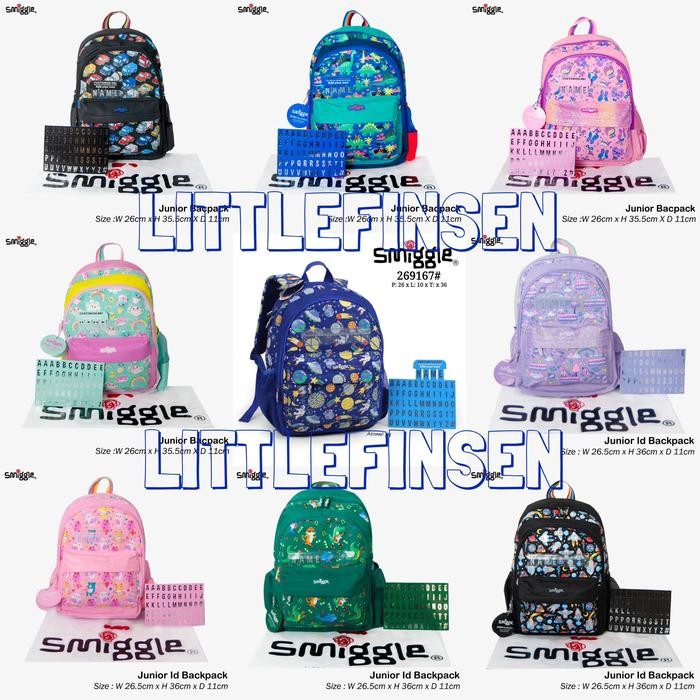 Tas Smiggle Anak/Ransel Smiggle Tk/Tas Smiggle Anak Dino