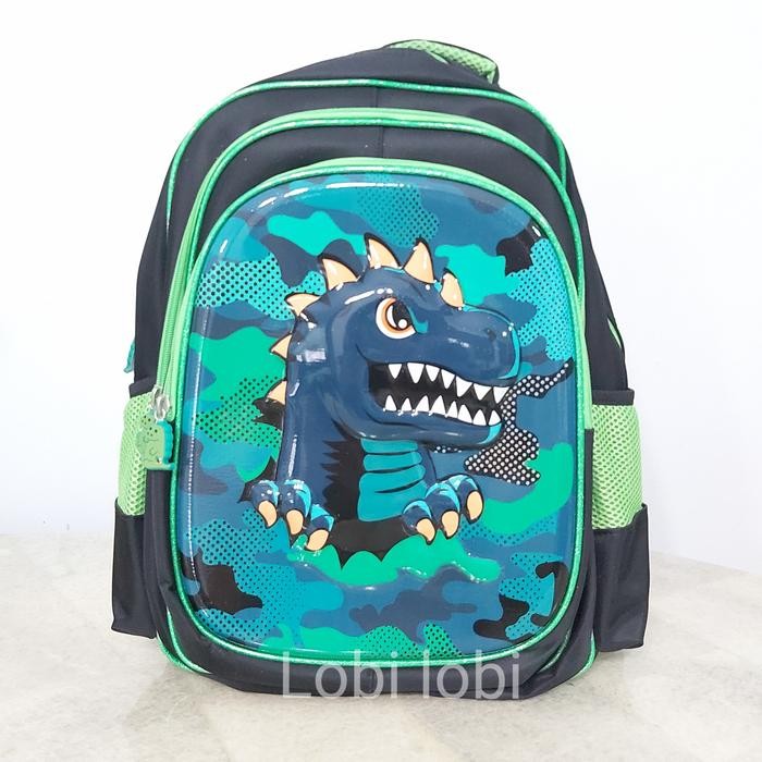 Tas Sekolah Ransel Anak Sd Dinosaurus Dino
