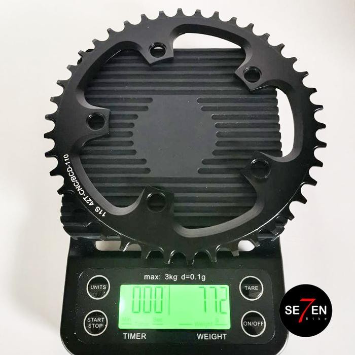 Stok Terbatas Orca 110 Bcd 5 Bolt Chainring - Gravel