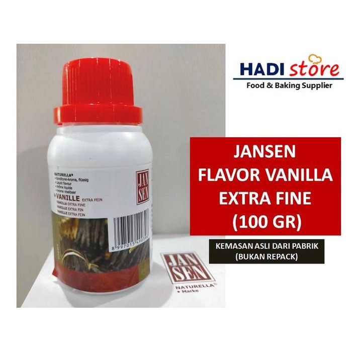 

Ready Jansen Vanilla Extract / Vanili Vanila - Kemasan Asli 100 Gr