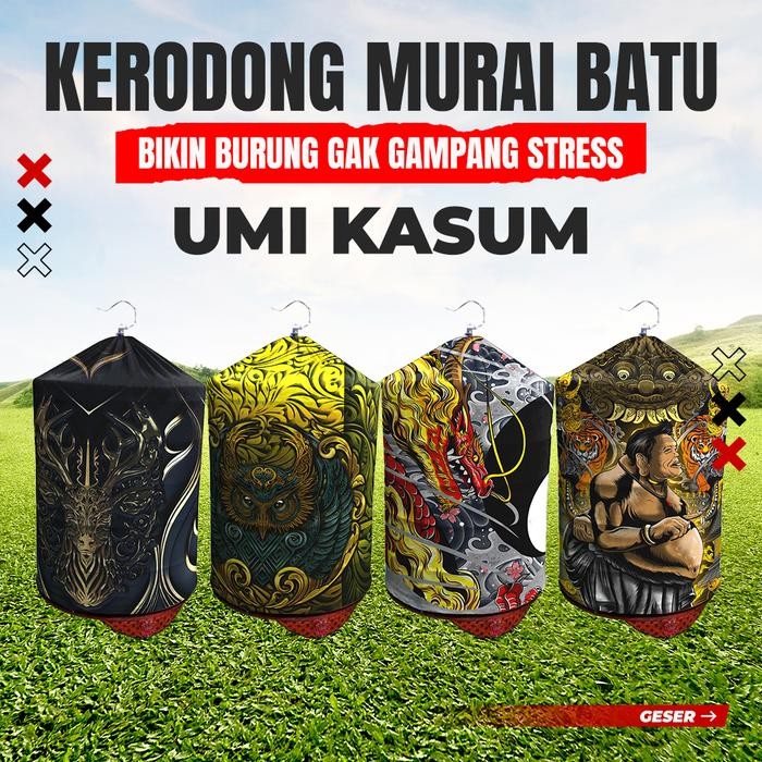Kerodong Murai Batu Double Layer Umi Kasum Krodong Bulat Teru 30