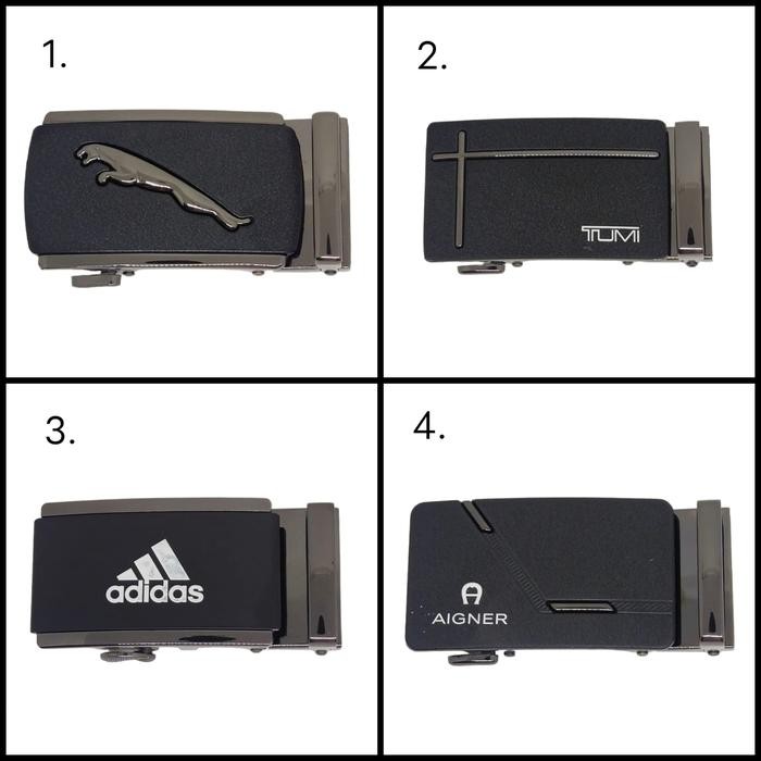 Kepala Ikat pinggang Gesper Rel Stainless Steel