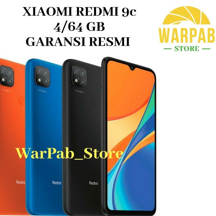 X61_ Hp Xiaomi Redmi 9C 4/64 Gb - Xiomi Mi 9 C Ram 4Gb Rom 64Gb Grs Resmi