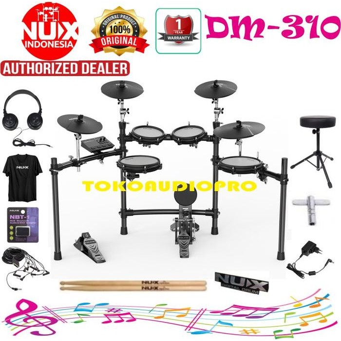Nux DM310 Digital Drum Elektrik Nux DM-310 Elektronik Drum Set Nux