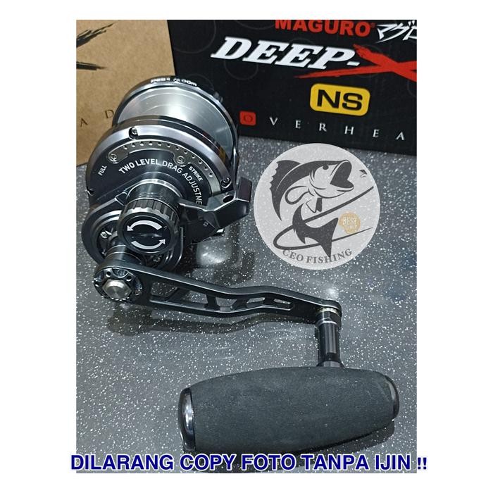 Reel OH Maguro Deep X NS 600 N NL Model 2021 Jigging Overhead