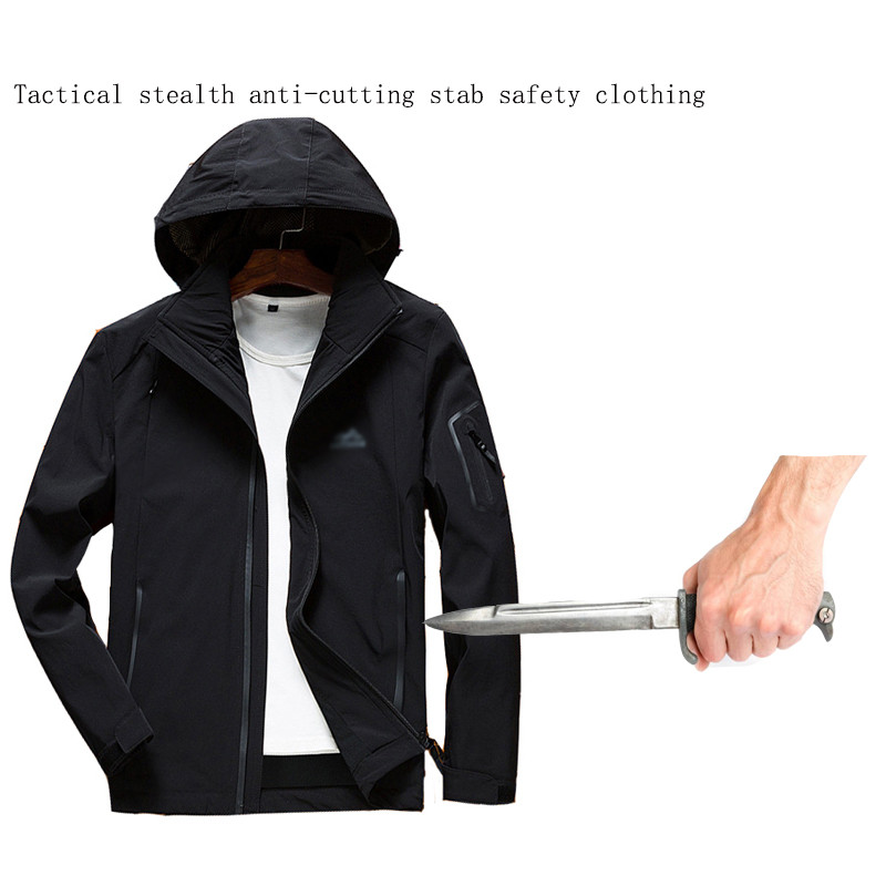 Self-Defense Anti-Cutting Stab Fashion Casual Jacket Fbi Military